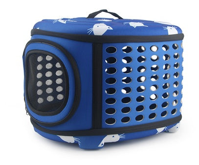 Breathable Pet Carrier Backpack – Foldable Travel Bag for Cats & Small Dogs