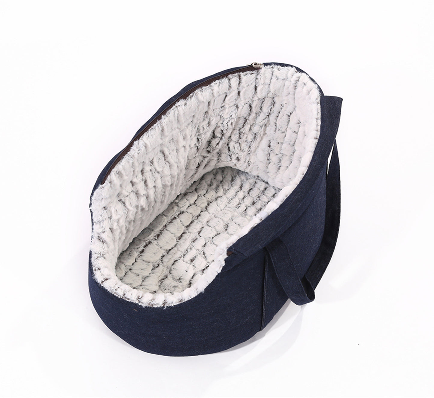 2-in-1 Plush Pet Carrier Backpack & Cozy Bed – Soft Travel Bag for Cats and Small Dogs