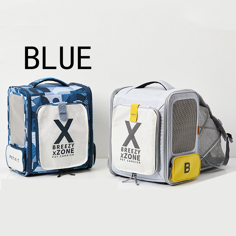 Mochila expandible para transportar mascotas: mochila transpirable con cápsula espacial para gatos y perros pequeños
