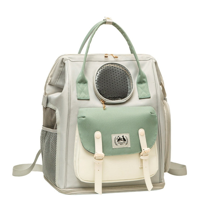Mochila para gatos portátil, transpirable y de gran capacidad