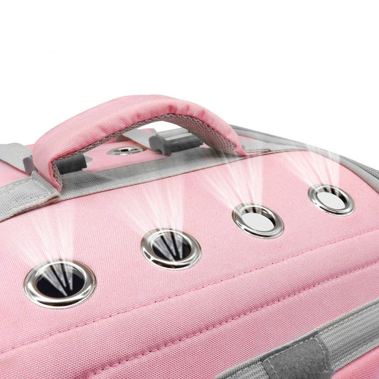 Breathable Cat Cabin Backpack – Portable Pet Travel Carrier with Ventilated Design