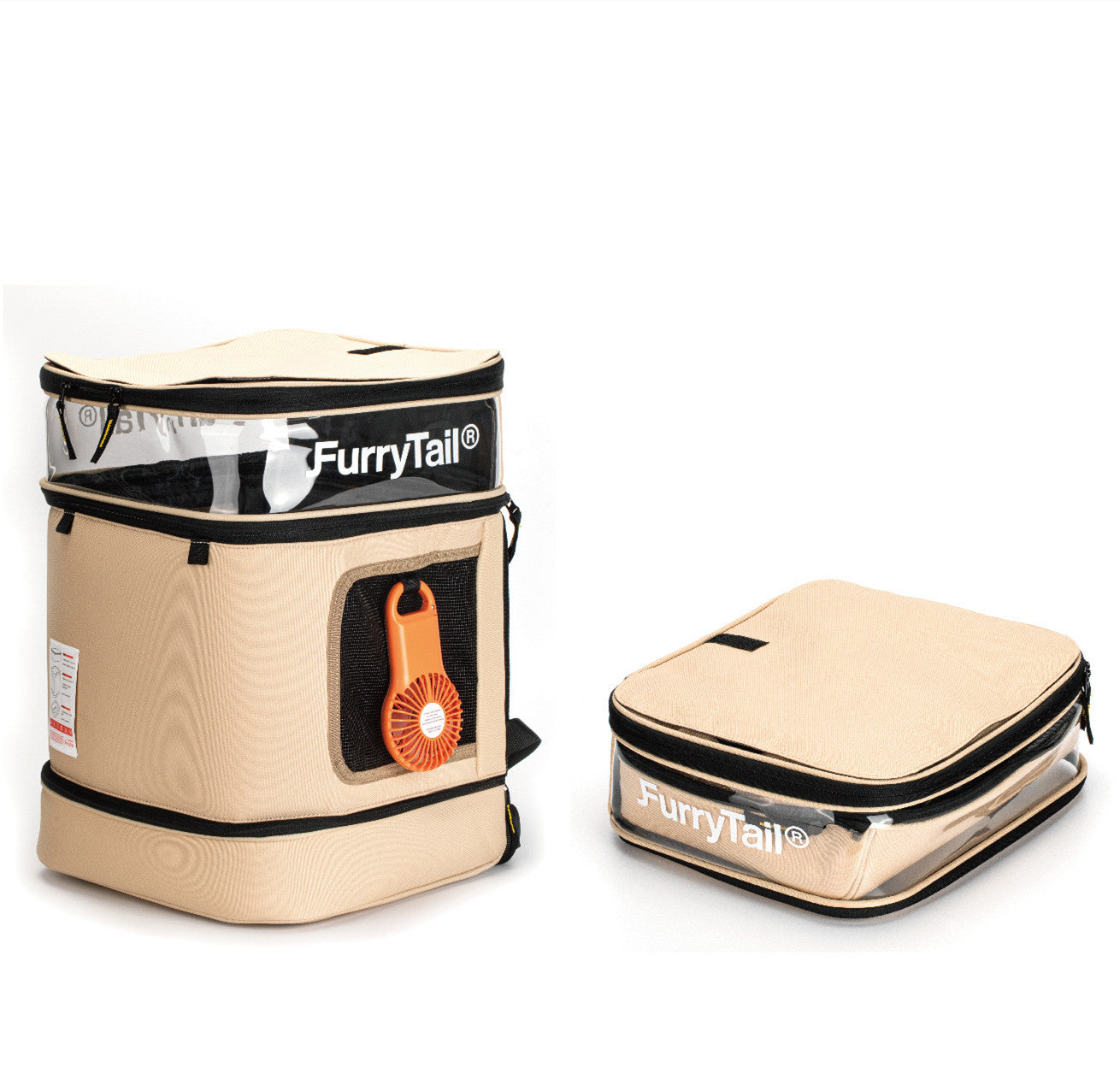 Mochila transpirable de gran capacidad para gatos: transportín de viaje plegable para gatos y mascotas pequeñas