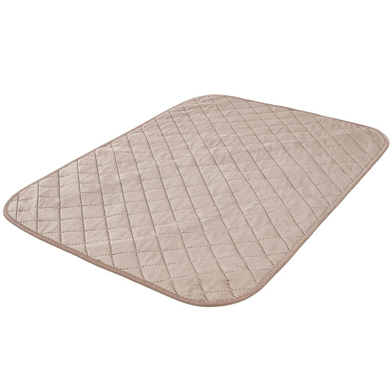 Natural Bamboo Fiber Dog Training Pad – Deodorizing, Moisture-Proof & Reusable Pet Mat