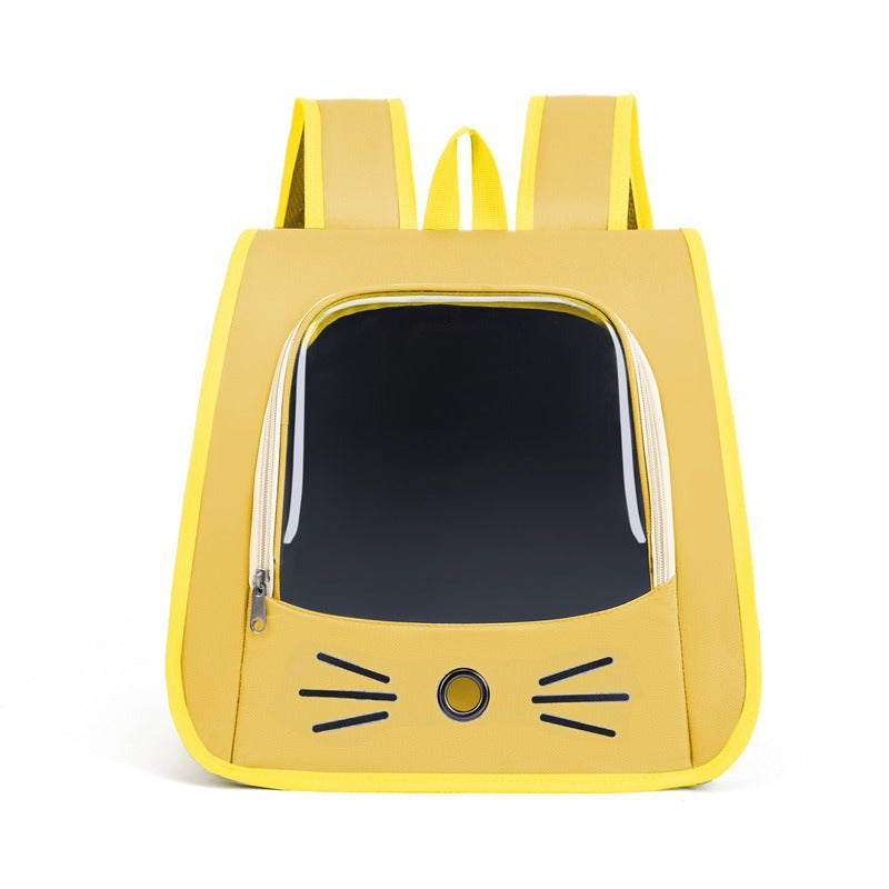 Mochila transpirable para transportar mascotas: bolsa de viaje portátil para gatos y perros pequeños