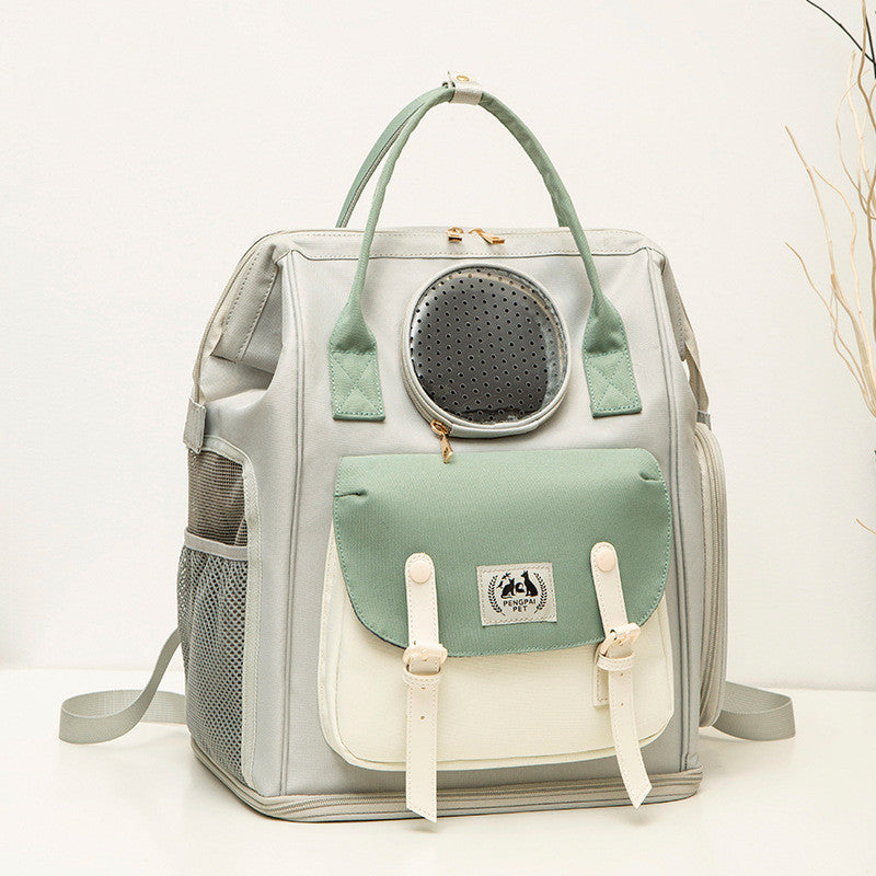 Mochila para gatos portátil, transpirable y de gran capacidad