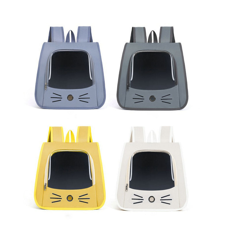 Mochila transpirable para transportar mascotas: bolsa de viaje portátil para gatos y perros pequeños