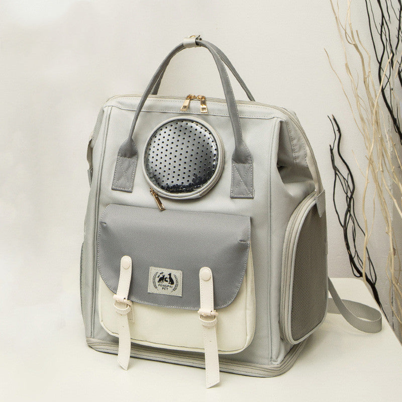 Mochila para gatos portátil, transpirable y de gran capacidad