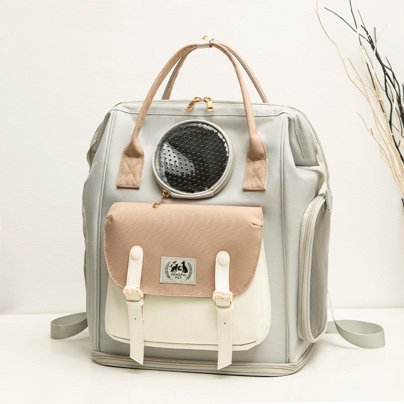 Mochila para gatos portátil, transpirable y de gran capacidad